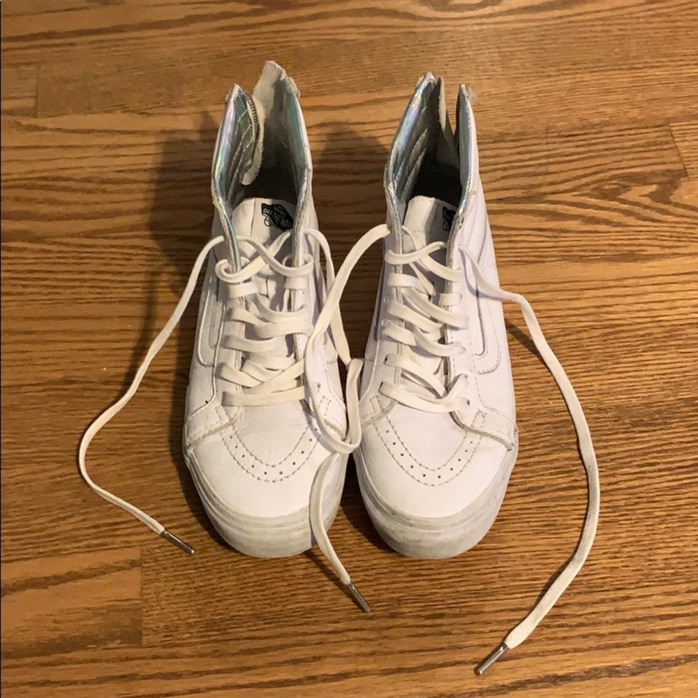 Vans sk8-hi high top leather sneakers